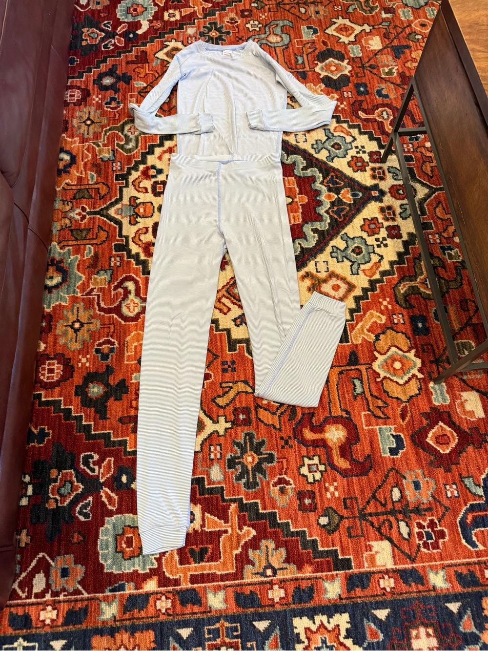 Hanna Andersson Light Blue Pajama set